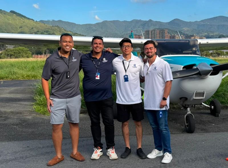 Right Rudder Marketing team at the 2024 annual team fly-in at Medellin, Colombia