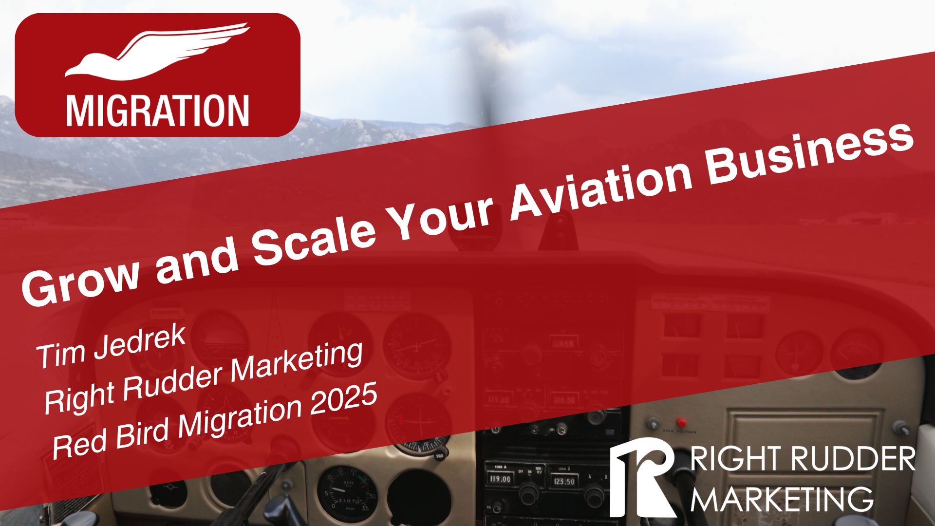 Tim Jedrek at Redbird Migration 2025
